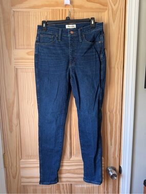 Madewell High-Rise Dark Wash Skinny Jeans